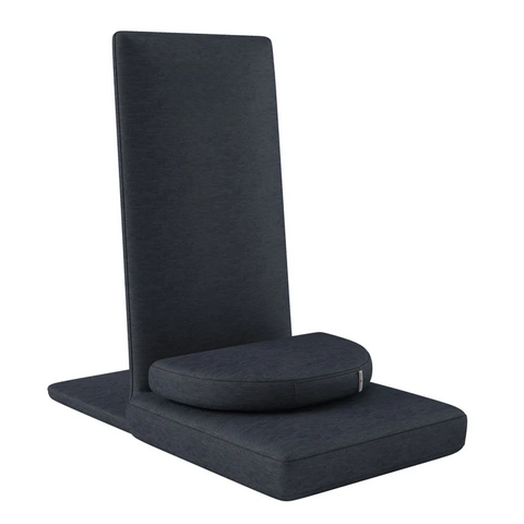 Meditation Chair with Back Support and Buckwheat Cushion